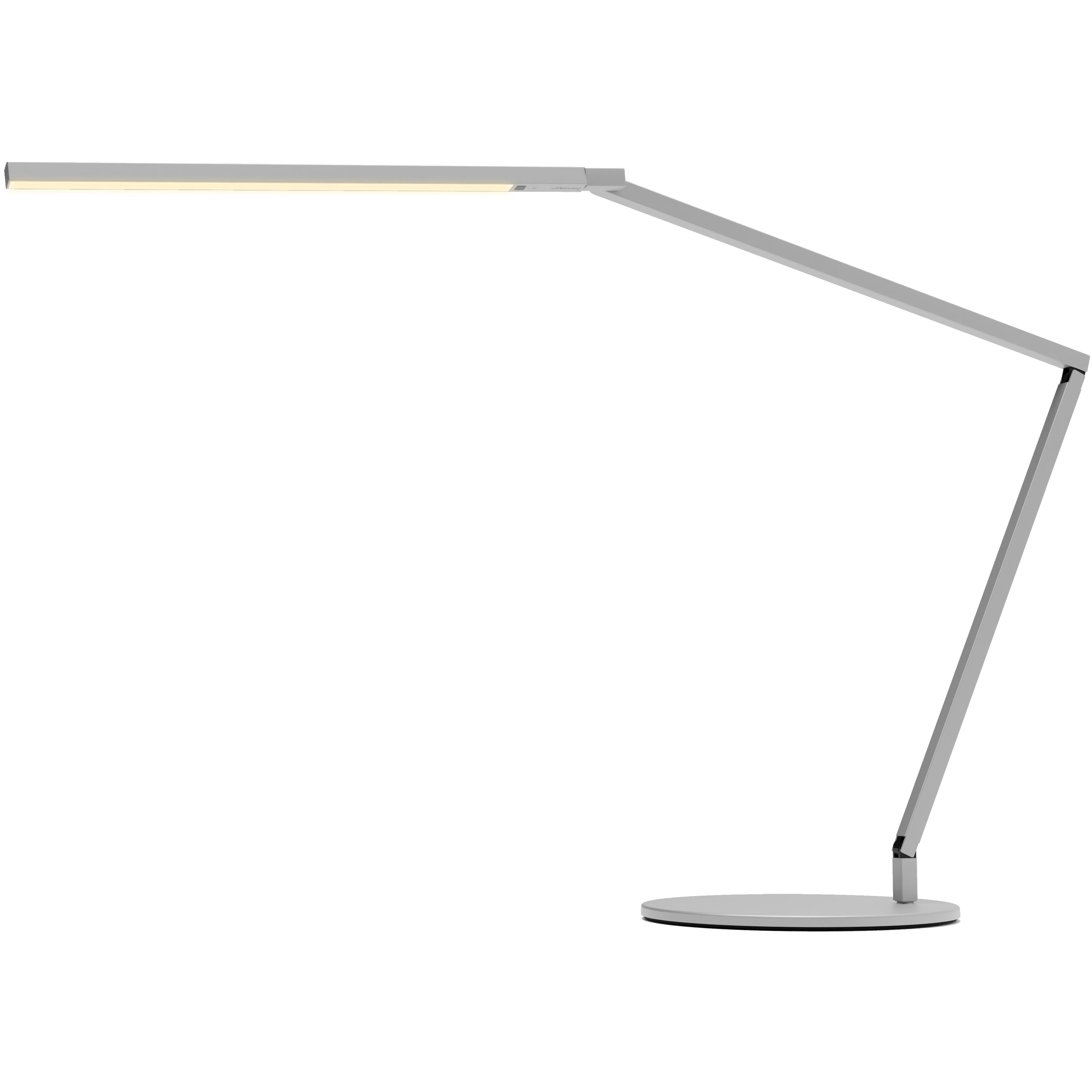 Koncept ZBD3000 SIL PRO DSK Z Bar PRO Gen 4 16.05 inch 10.1 watt Silver Desk Lamp Portable Light